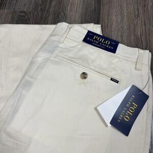 NWT Polo Ralph Lauren Men's Pants Size 34x30 Classic Linen Straight Fit Preppy